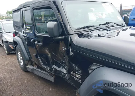 2018 Jeep Wrangler Unlimited Sport из США, поврежденный, VIN 1C4HJXDG3JW150232